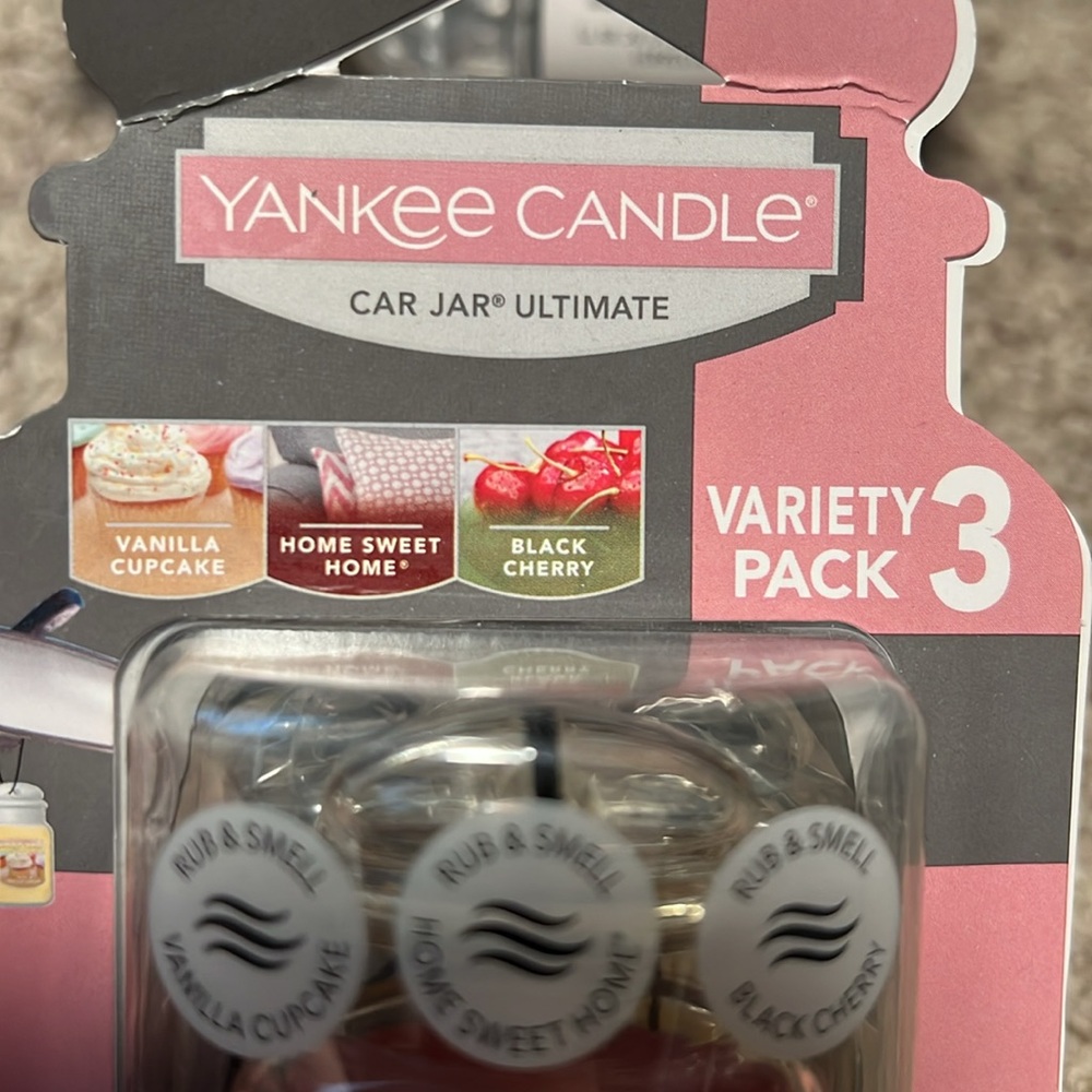 TWO Yankee Candle Car Jar Ultimate variety packs (3 scents each) NEW! - Picture 6 of 7